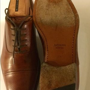 Pair of once used Italian shoes